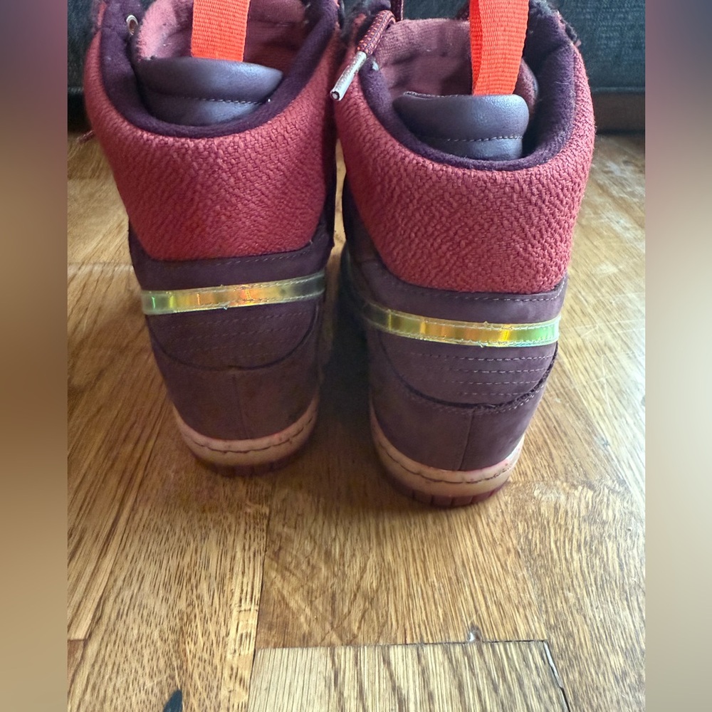 Nike. Dunk Sky High SneakerBoot 'Deep Burgundy'. Size 6.5. - Picture 10 of 11